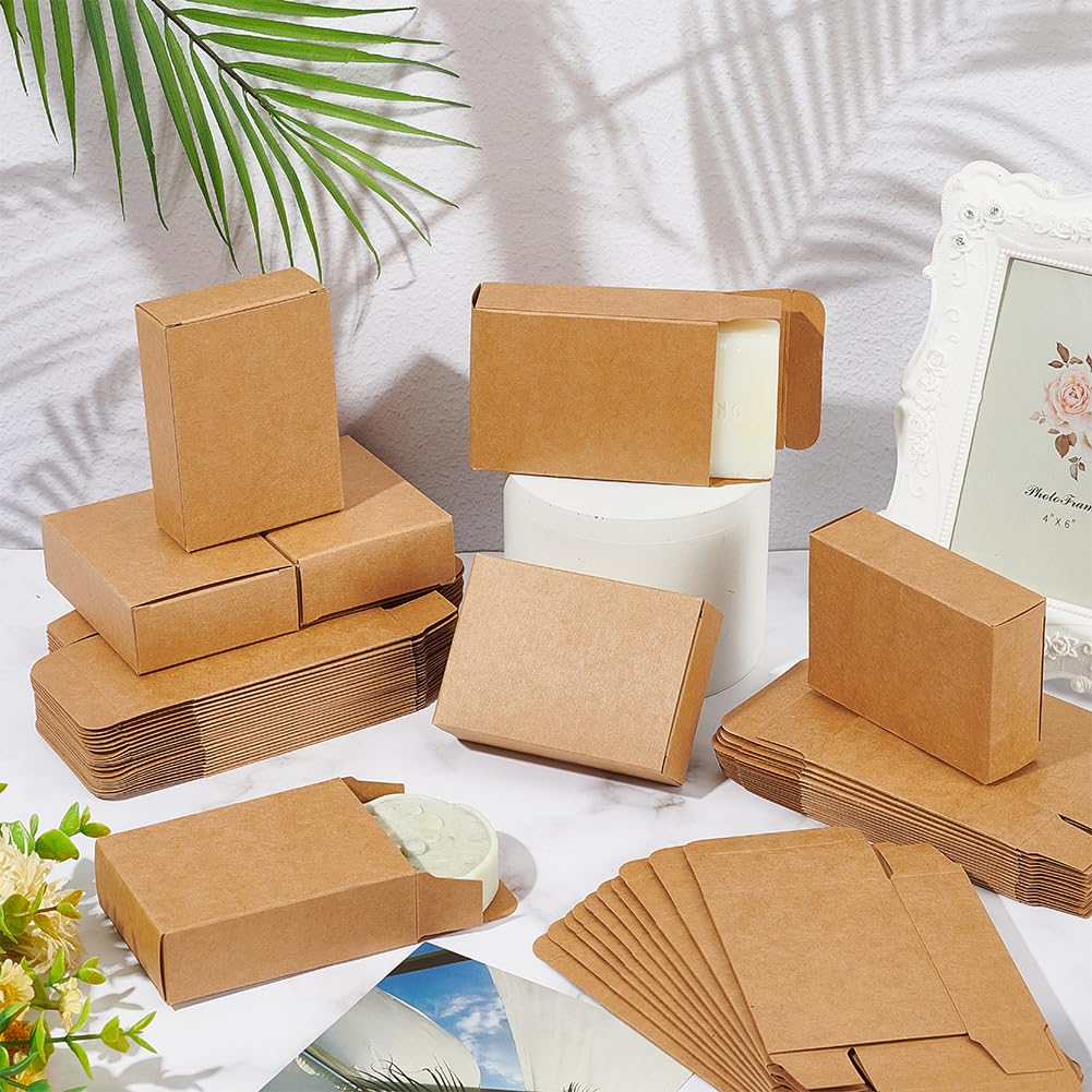 Amazon | BENECREAT 120枚9.7x7x3cm 小型段ボール クラフト紙 ギフト